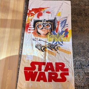 Star Wars Anakin Skywalker Episode 1 Beach Towel 100% Cotton